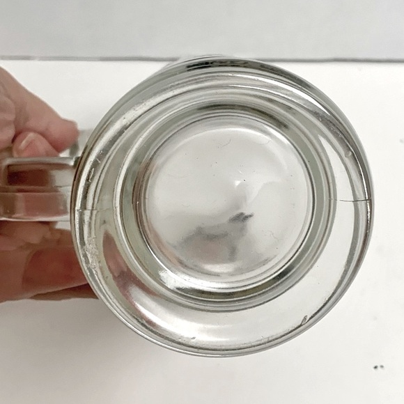 C🌺 VINTAGE DISNEY 80’s MICKEY MOUSE DRINKING CLEAR GLASS BEER PINT CUP MUG EUC - Picture 7 of 12